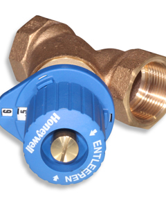 Line control valve 1 1/4" red bronze f/HeatMaster (blue)